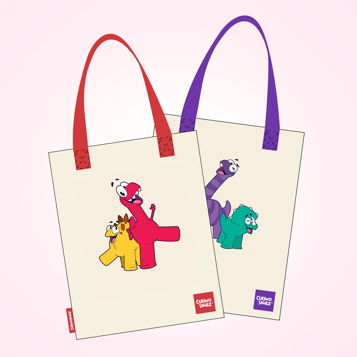 Clayno Friends Tote Bags Bundle
